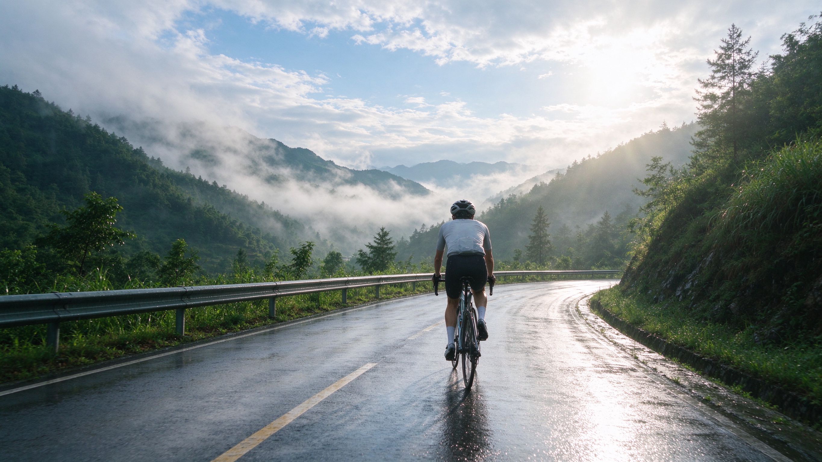 雨后初晴：山间公路的通透时刻